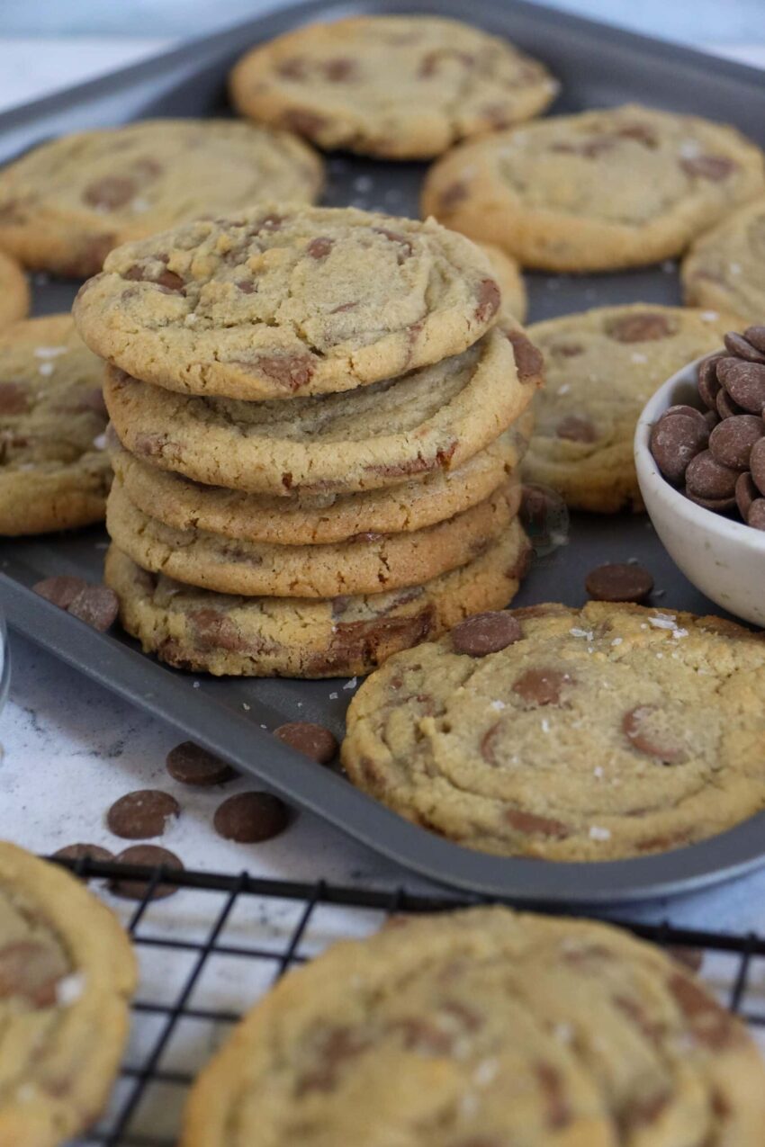Milk Chocolate & Sea Salt Cookies!