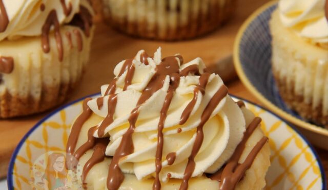 Mini Chocolate Chip Cheesecakes!
