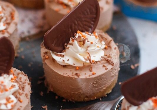 Mini Chocolate Orange Cheesecakes