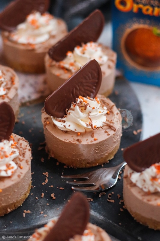 Mini Chocolate Orange Cheesecakes