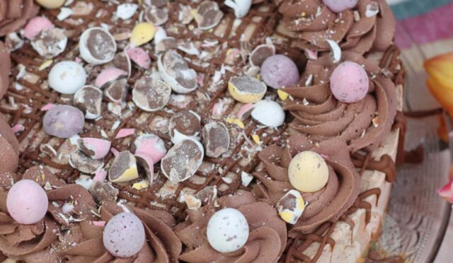 Mini Egg Chocolate Cheesecake!