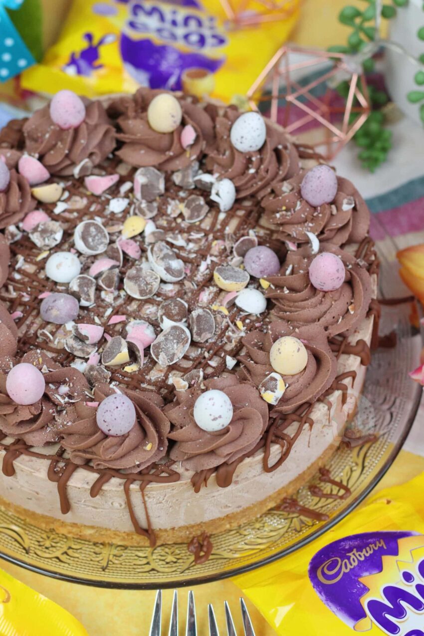 Mini Egg Chocolate Cheesecake!