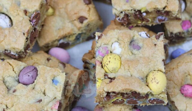 Mini Egg Cookie Bars