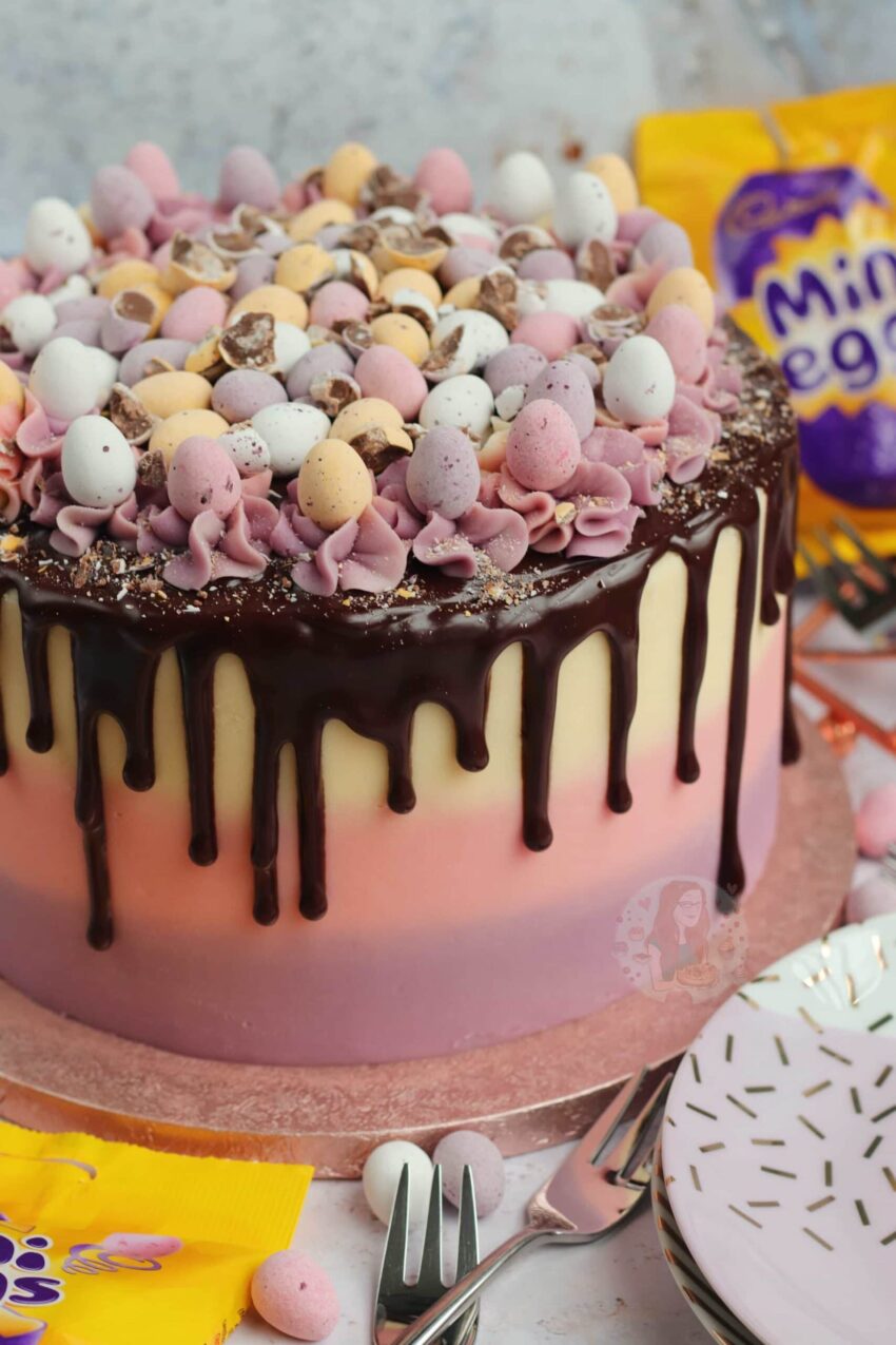 Mini Egg Drip Cake!