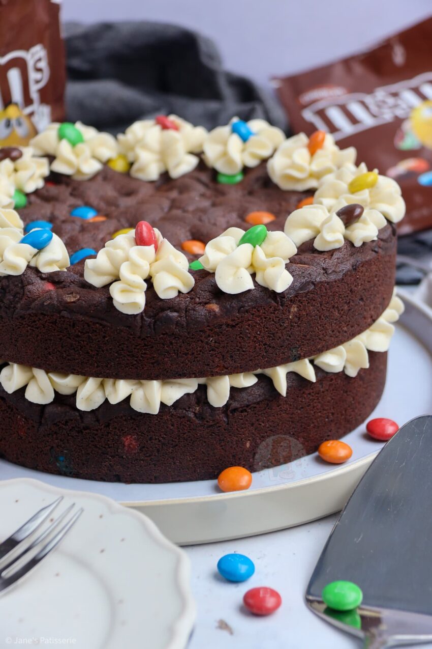 M&M Cookie Cake!
