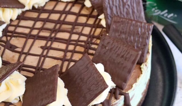 No-Bake After Eight Cheesecake!