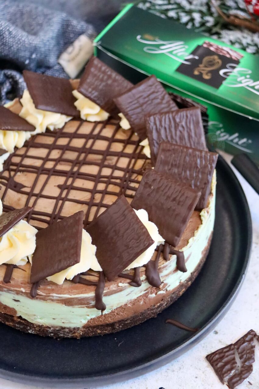 No-Bake After Eight Cheesecake!