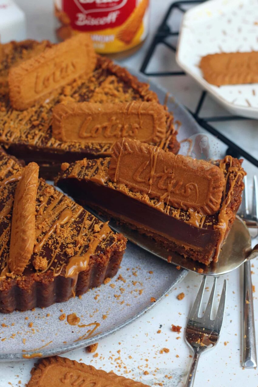 No-Bake Biscoff Tart!