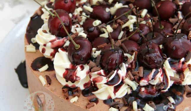 No-Bake Black Forest Cheesecake!