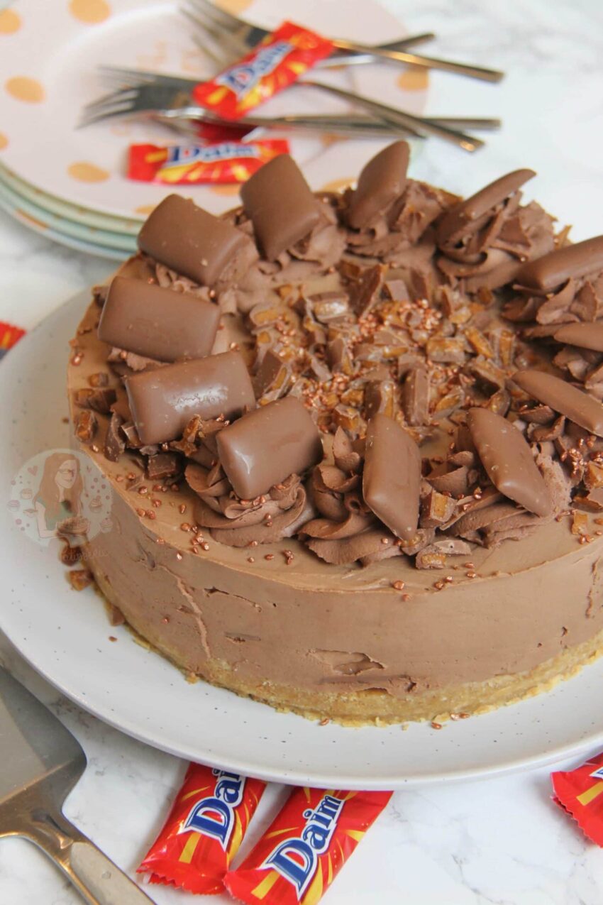 No-Bake Daim Bar Cheesecake!