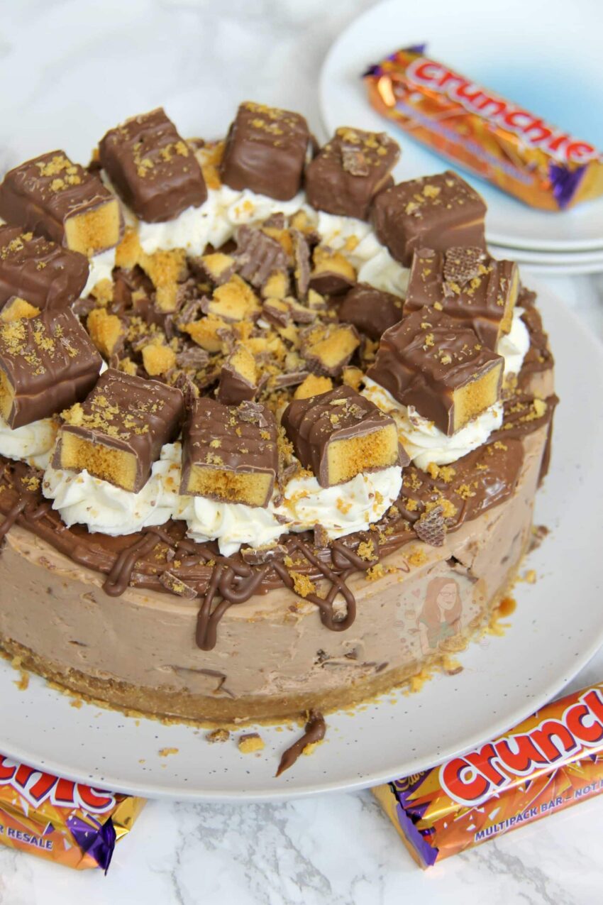 No-Bake Honeycomb Crunchie Cheesecake!