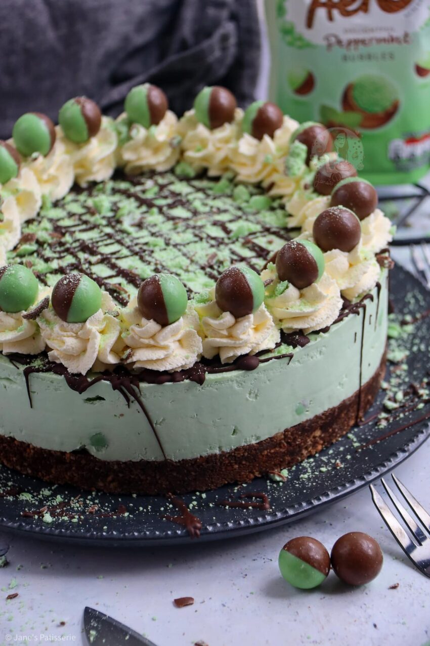 No-Bake Mint Aero Cheesecake!