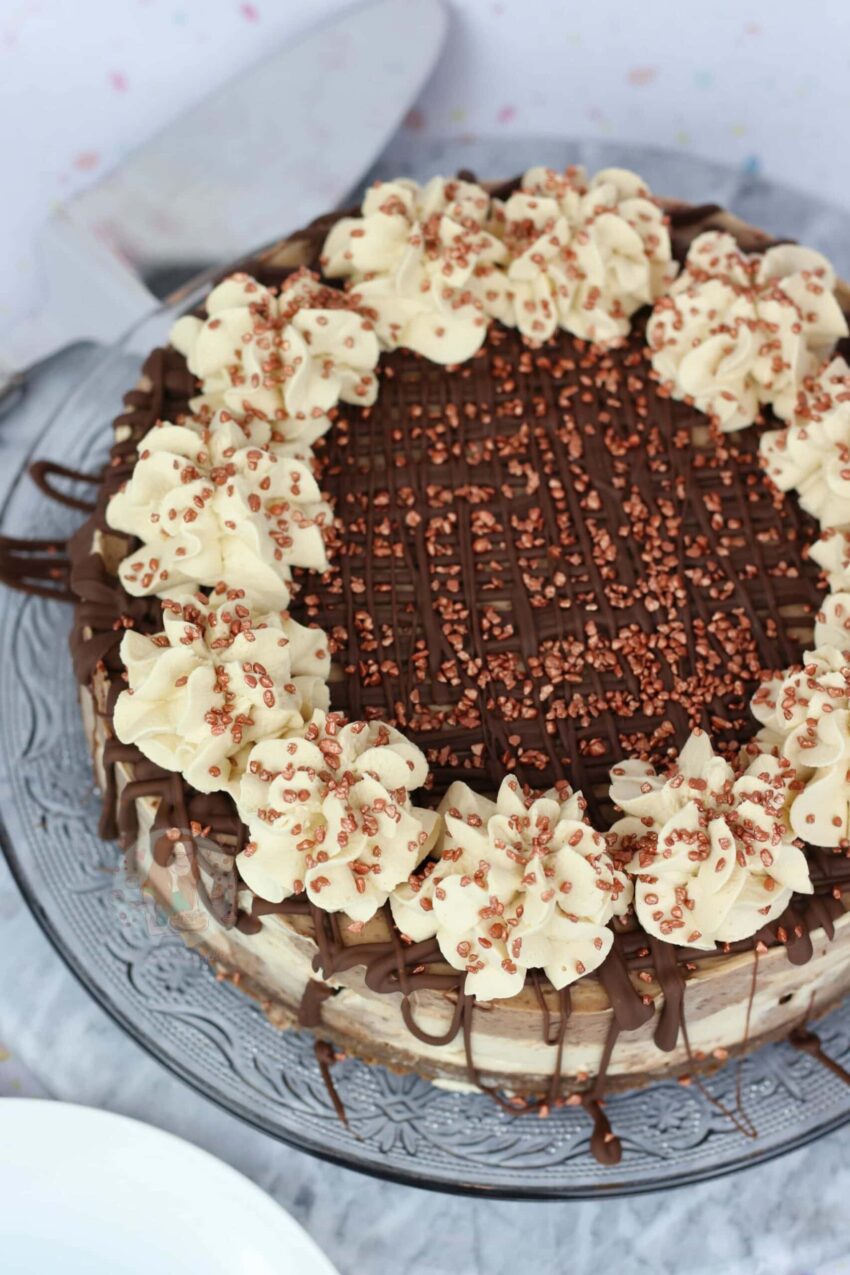 No-Bake Mocha Cheesecake!