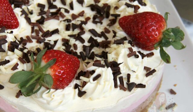 No-Bake Neapolitan Cheesecake!