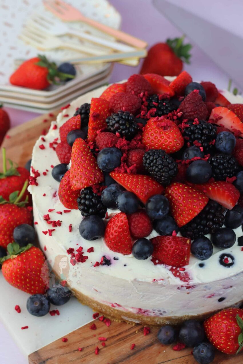 No-Bake Summer Berry Cheesecake!