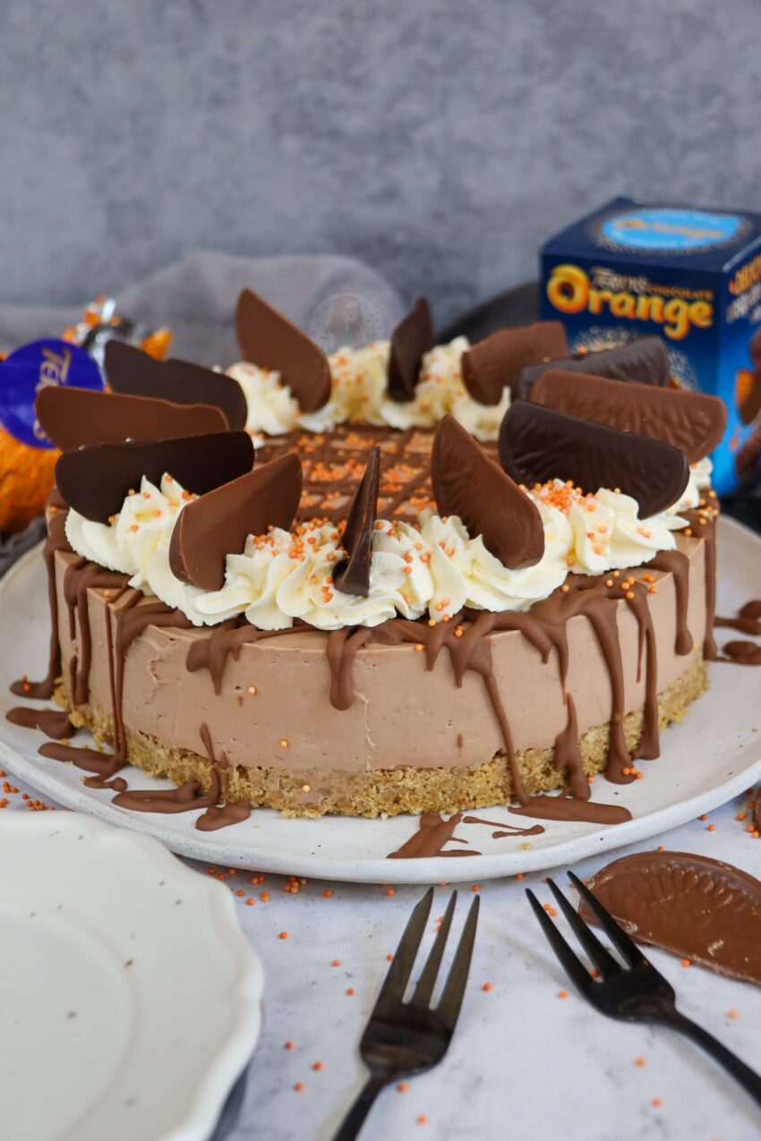 No-Bake Terry’s Chocolate Orange Cheesecake!
