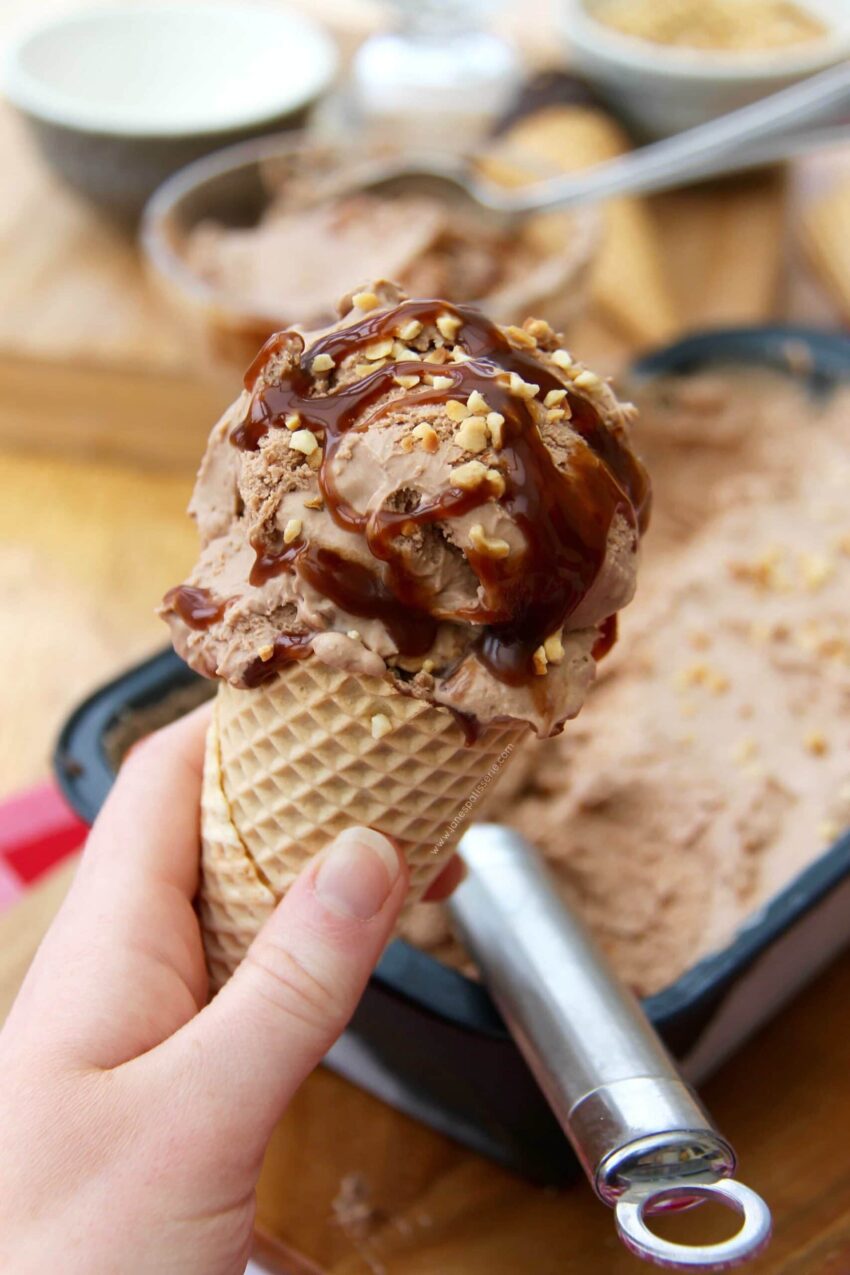 No-Churn Nutella Ice Cream!