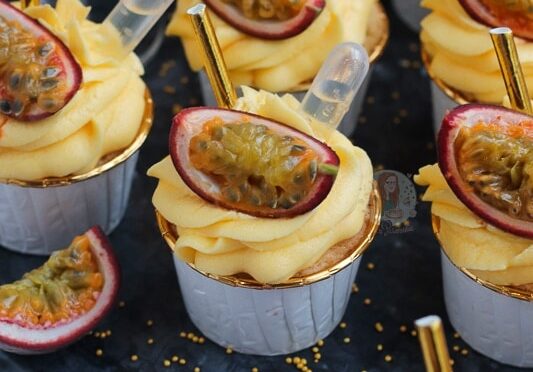 Passionfruit Martini Cupcakes!