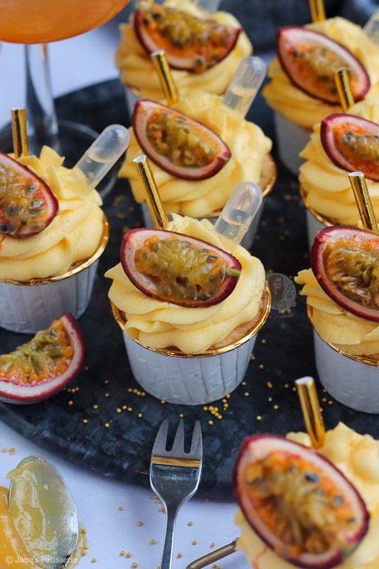 Passionfruit Martini Cupcakes!
