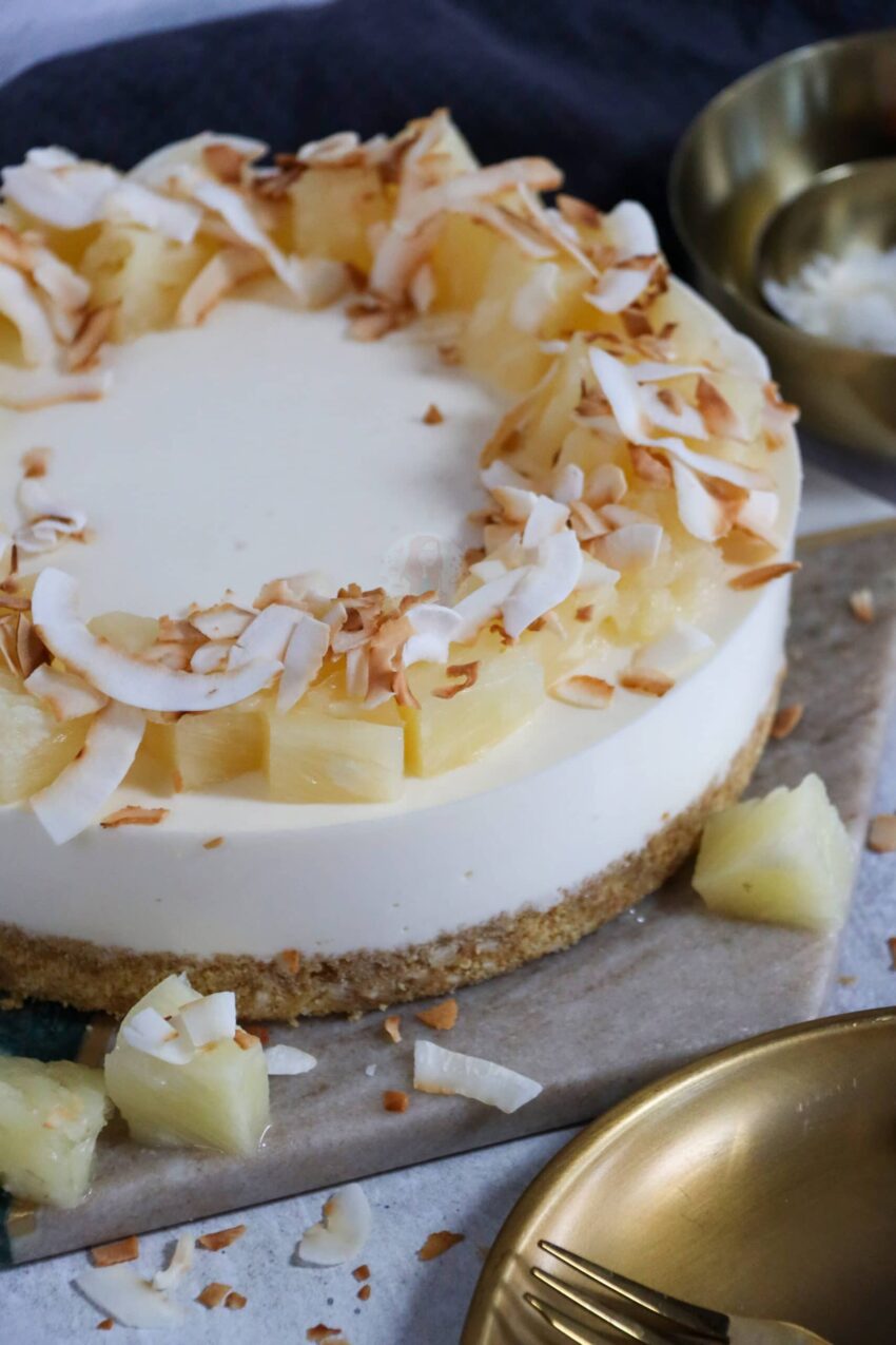 Pina Colada Cheesecake!