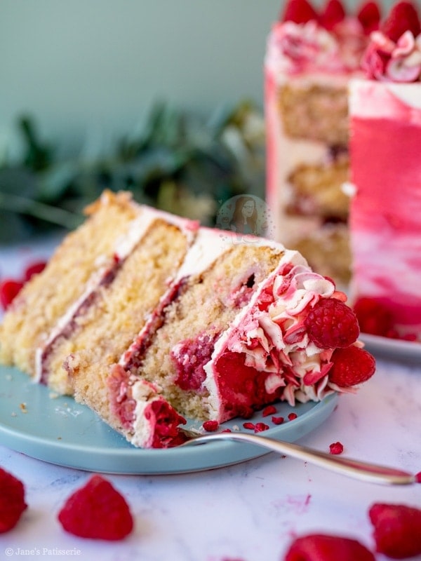 Raspberry Ripple Cake!