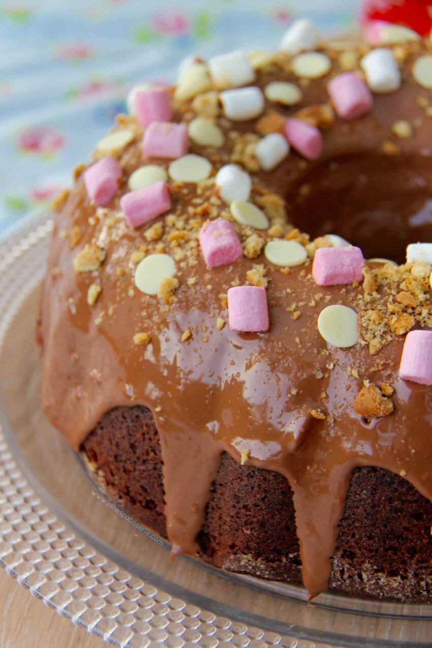 Rocky Road Bundt Cake!