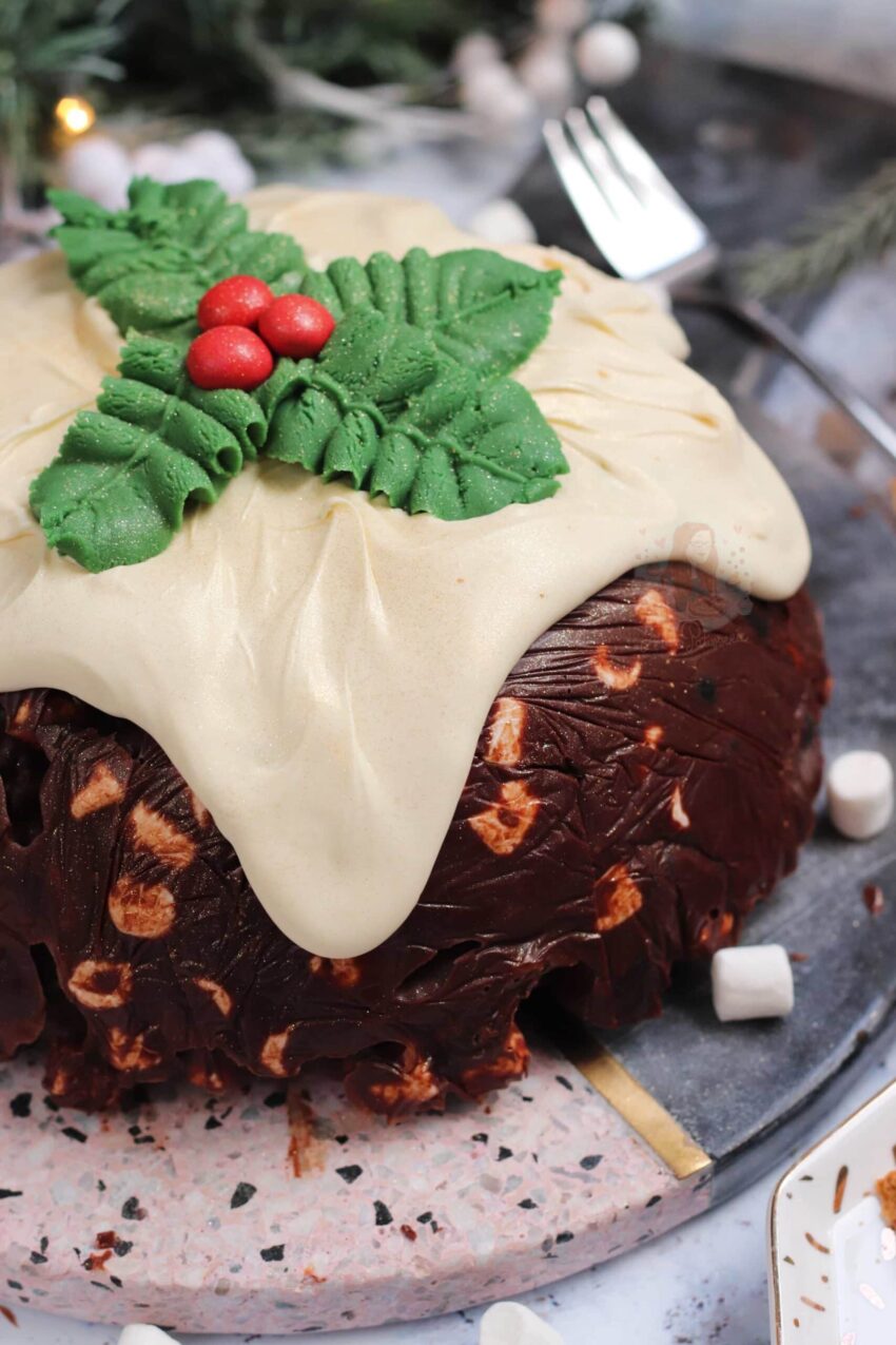 Rocky Road Christmas Pudding!
