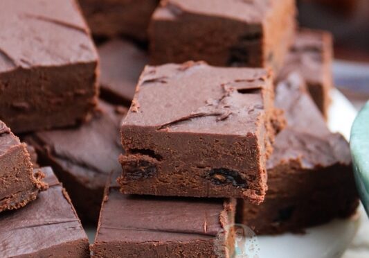 Rum & Raisin Fudge!