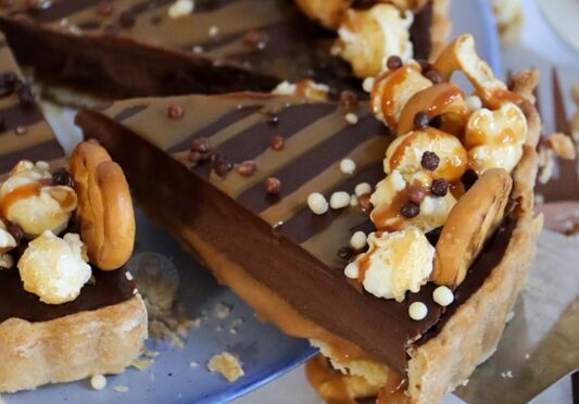 Salted Caramel Chocolate Tart!