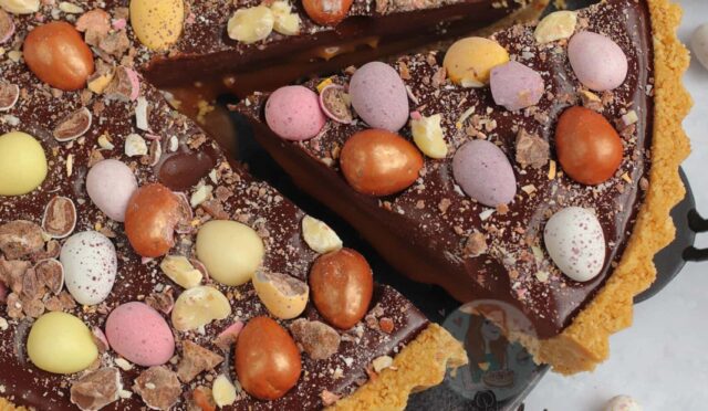 Salted Caramel Easter Tart!