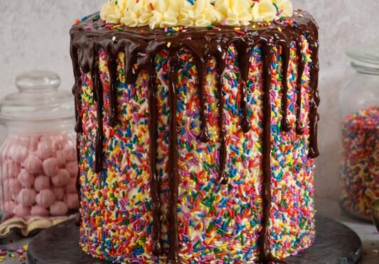 Sprinkle Cake – My Blog’s 8th Birthday!