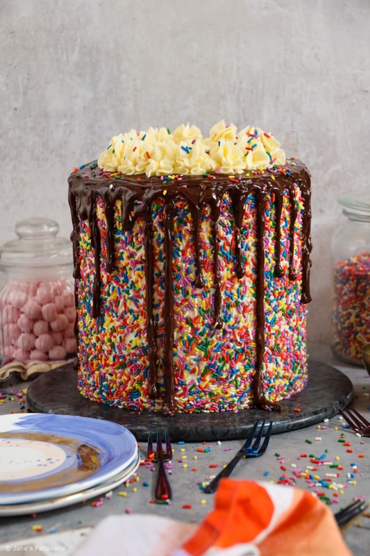 Sprinkle Cake – My Blog’s 8th Birthday!
