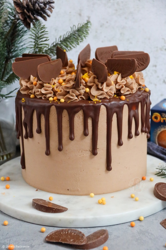 Terry’s Chocolate Orange Drip Cake!