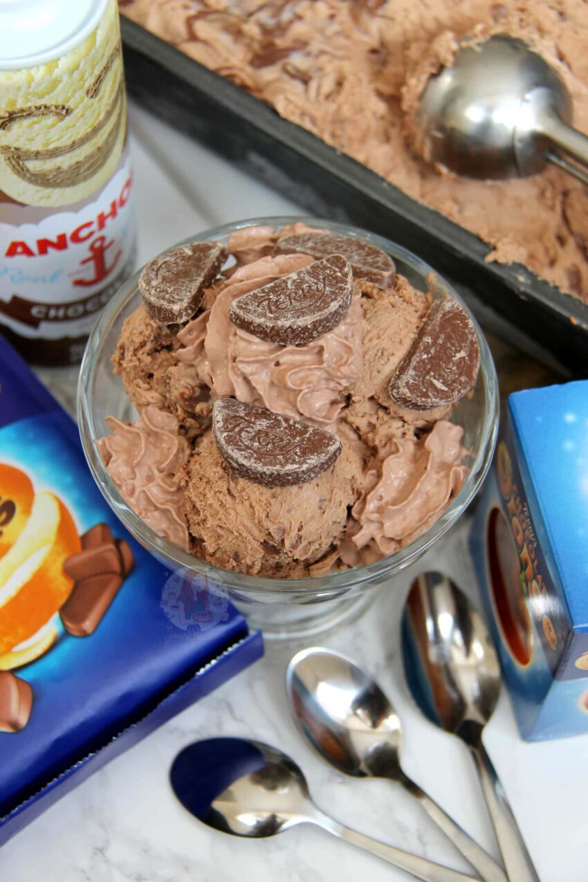 Terry’s Chocolate Orange Ice Cream!