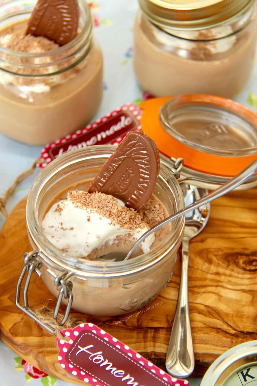 Terry’s Chocolate Orange Pannacottas!