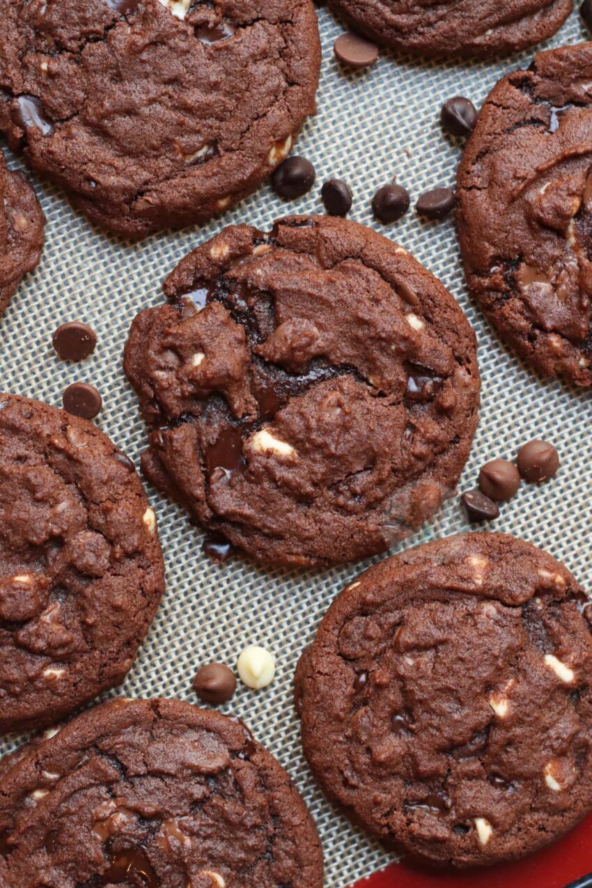 Triple Chocolate Chip Cookies!