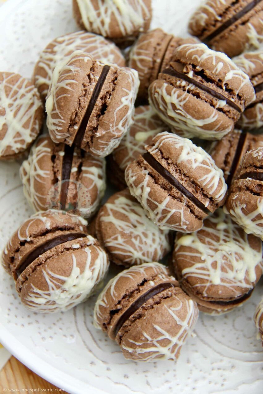 Triple Chocolate Macarons!