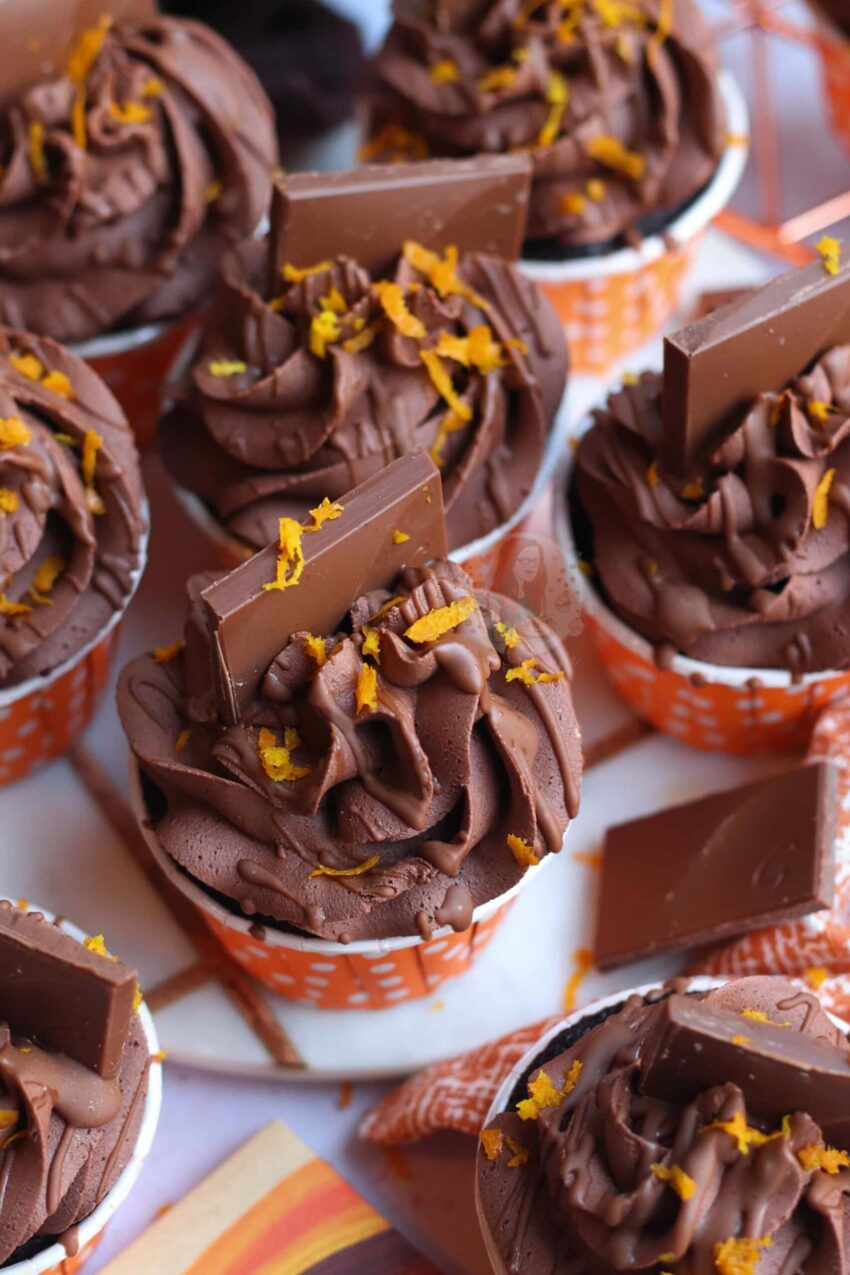Vegan Chocolate Orange Cupcakes!