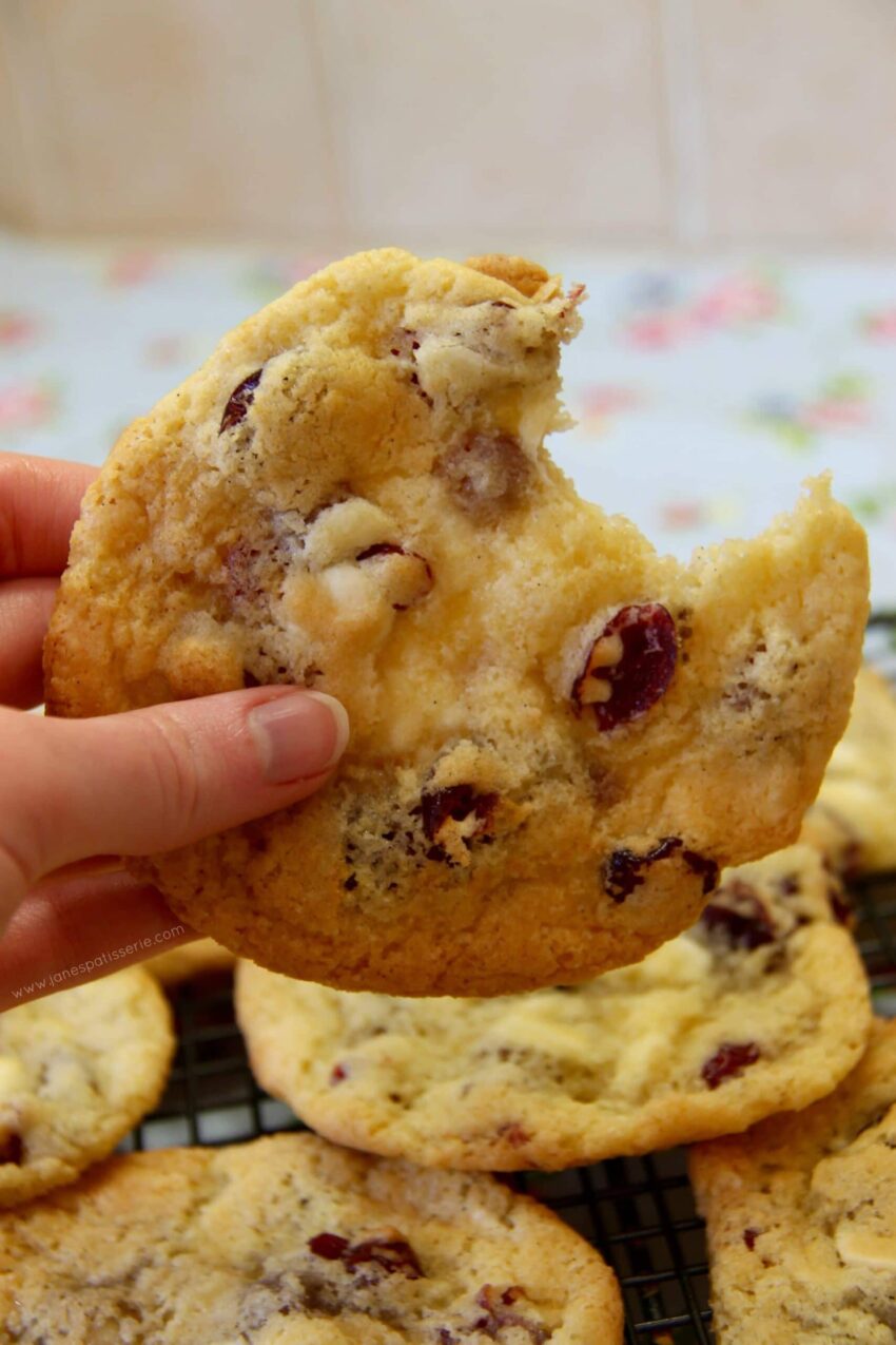White Chocolate and Cranberry Cookies!