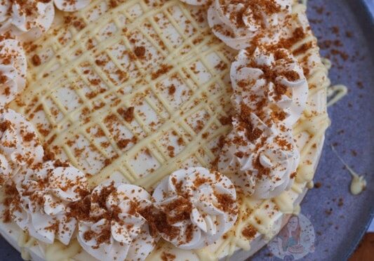 White Chocolate and Ginger Cheesecake!