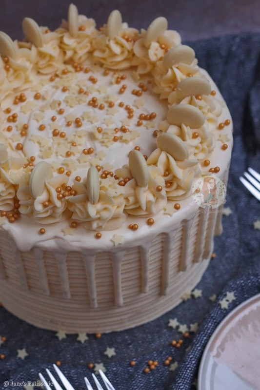 White Chocolate Drip Cake!