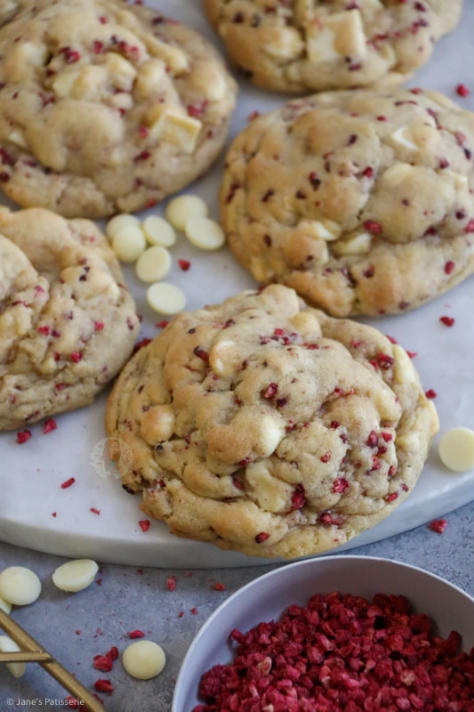 White Chocolate Raspberry Cookies