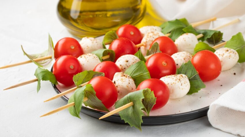 Breakfast Caprese Salad
