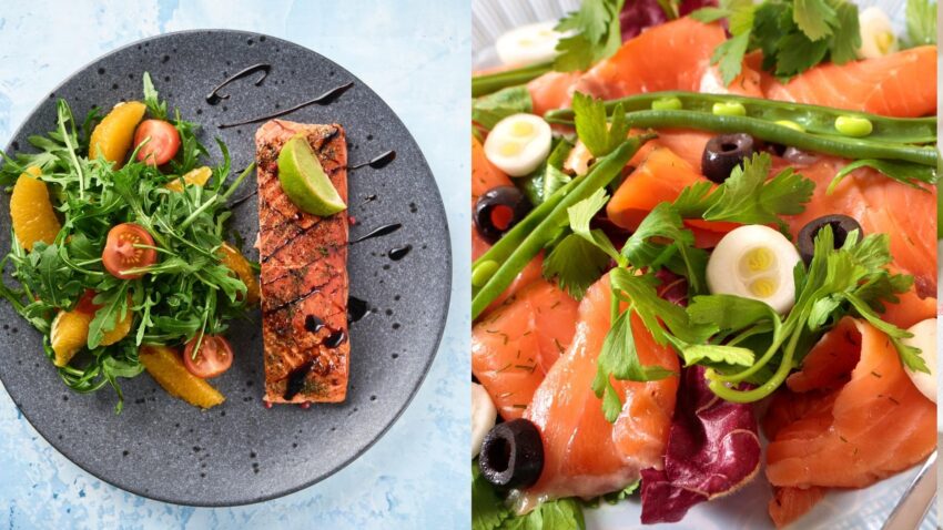 Smoked Salmon Breakfast Salad