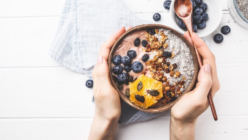Mango Coconut Chia Breakfast Bowl