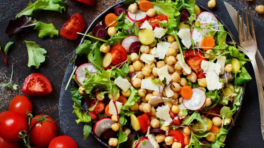 Chickpea Chopped Salad