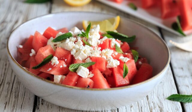 Watermelon and Feta Morning Salad