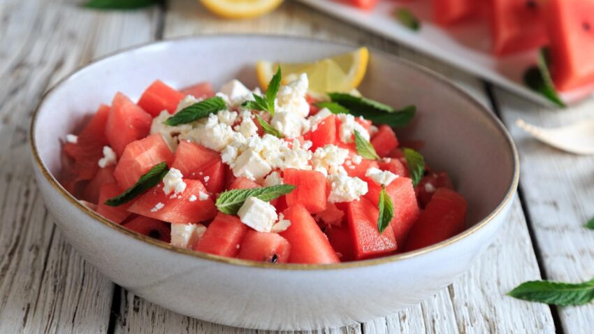 Watermelon and Feta Morning Salad