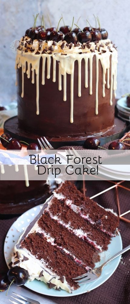 Black Forest Drip Cake!
