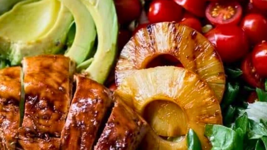Garlic and Lime Barbecue Chicken Salad